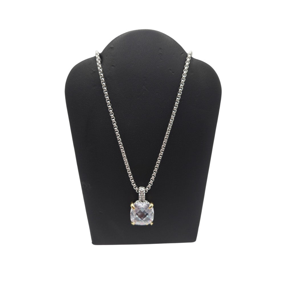 Eclat -Two Tone Necklace - 14K Gold Plated