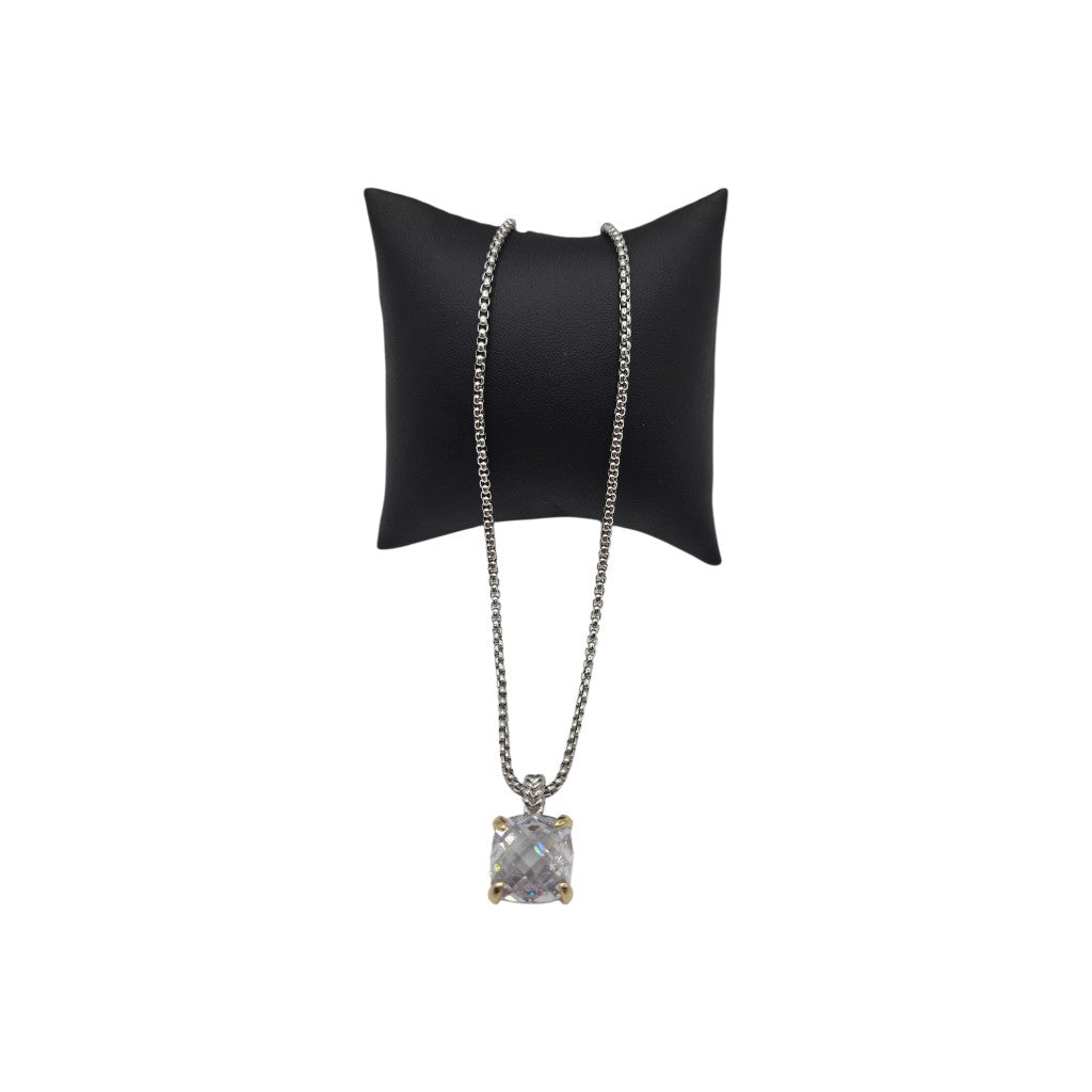 Eclat -Two Tone Necklace - 14K Gold Plated