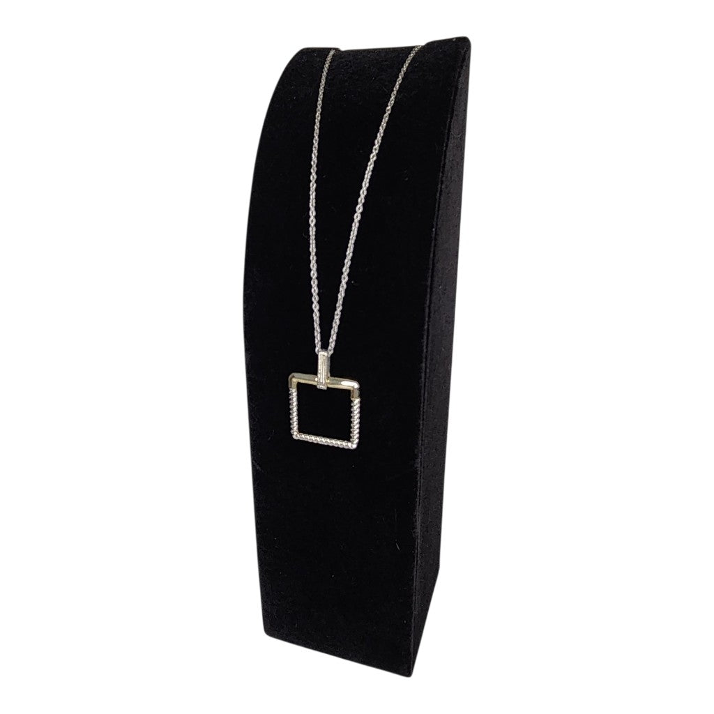 Urban Edge - Two-Tone Square Link Necklace