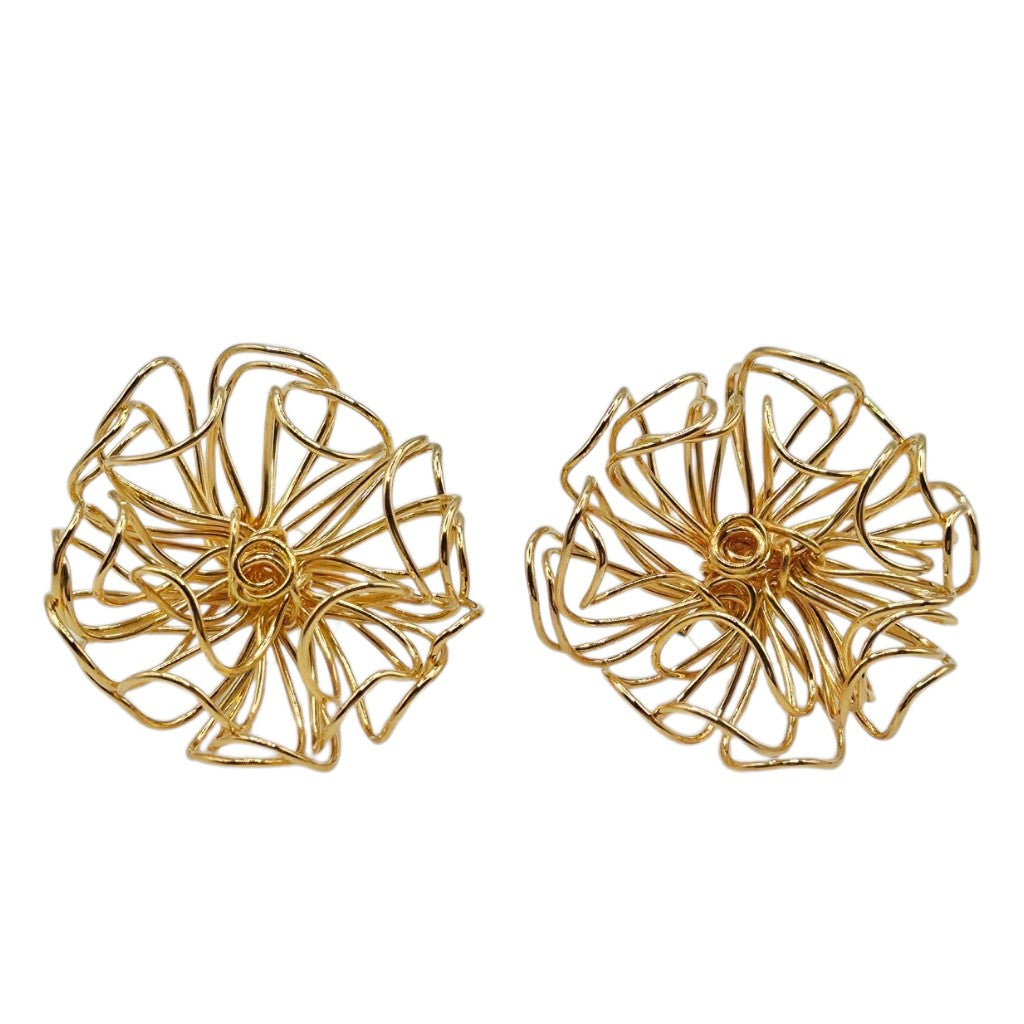 Solé Bloom Handmade Earrings - 24K Gold‑Plated