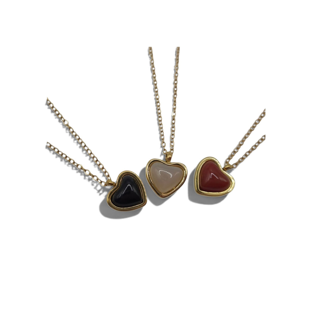 Luna Chic Heart Necklace — Stainless Steel Gold